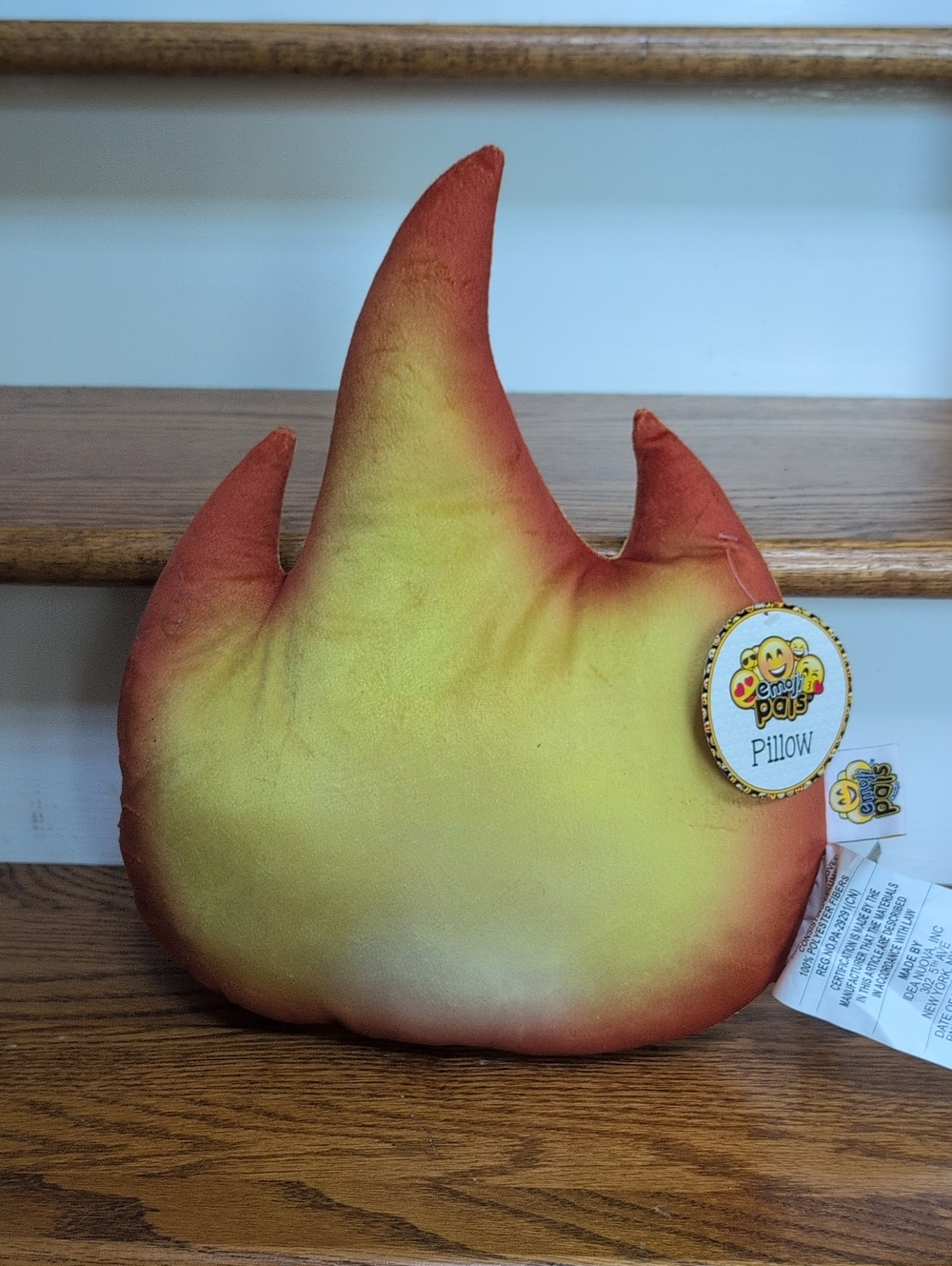 NWT Flame-Shaped Accent Pillow